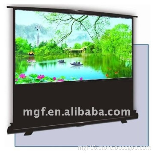 VEGA-Series, Floor Standing Projector Screen/TPS049087MWB Two Points Type Scissor Floor Projector Screen/Projector Screen